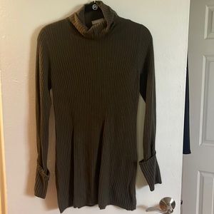 Dark olive green turtleneck sweater. New without tags!